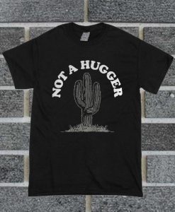 Heather Charcoal Not A Hugger T Shirt