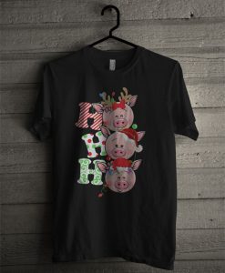 Ho Ho Ho Pig Christmas T Shirt