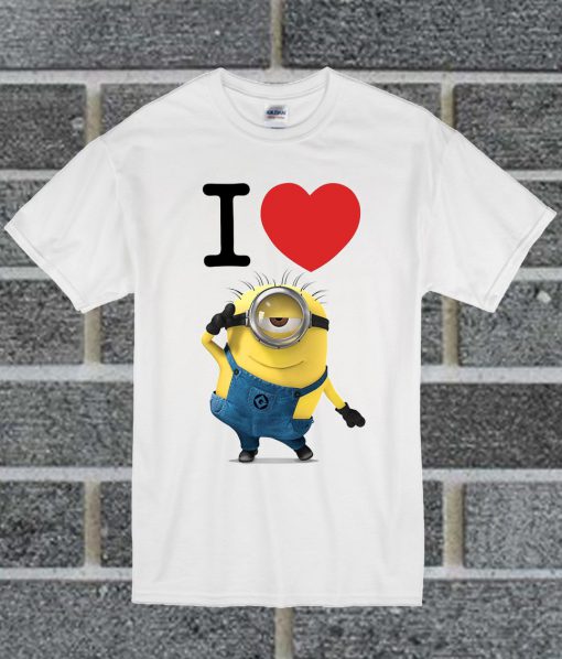 I Love Minions T Shirt