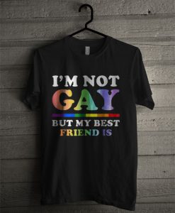 I'm Not Gay But My Best Friend Is T Shirt