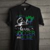 Just A Girl Who Loves Soccer And Slime T Shirt
