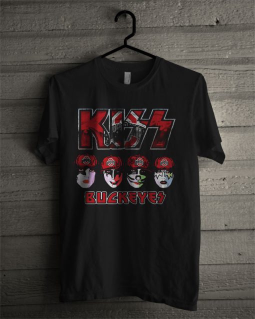 KISS Hotter Than Hell Ohio State Buckeyes T Shirt