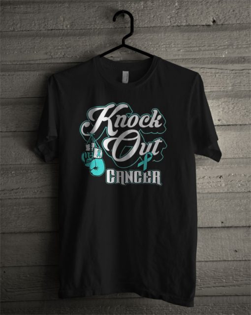 Knock Out Ovarian Cancer T Shirt