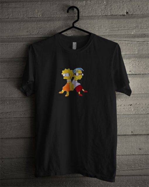 Lisa Simpson And Milhouse Cute T Shirt