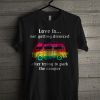 Love Is Not Getting Divorced After Trying To Park The Camper Watercolor Camper Version T Shirt