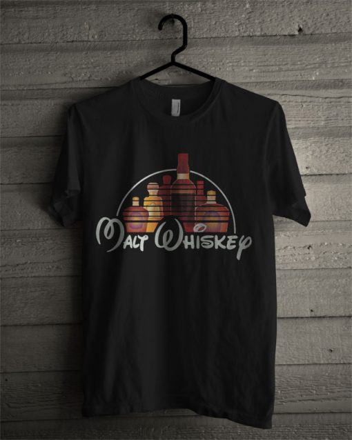 Malt Whiskey Not Walt Disney T Shirt