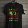 Math Teacher On The Nice List T Shirt