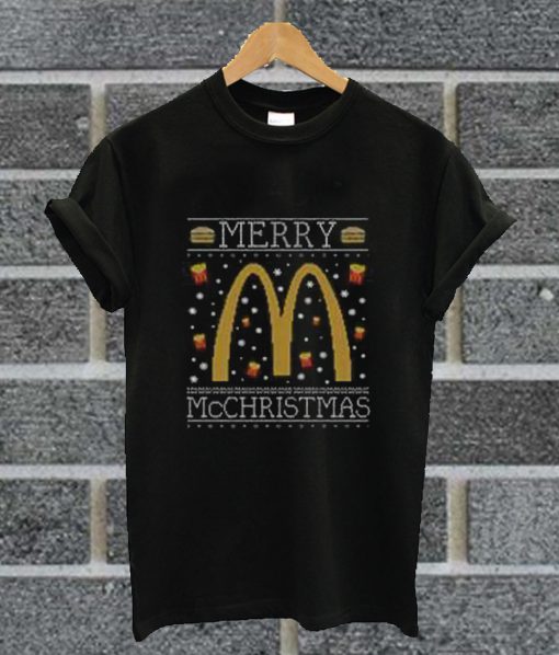 Mc Donald Merry Christmas T Shirt