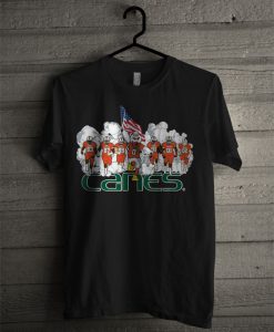 Miami Hurricanes Sebastian Kids Smoke T Shirt