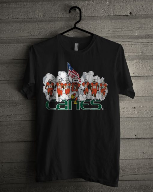 Miami Hurricanes Sebastian Kids Smoke T Shirt