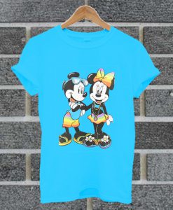 Mickey & Minnie Graphic Tie Dye T Shirt