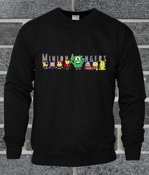 Minion Fanart Black Gang Sweatshirt