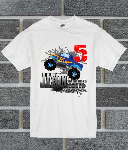 Monster Truck Birthday T Shirt