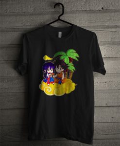 Nurdtyme Goku And Chichi T Shirt