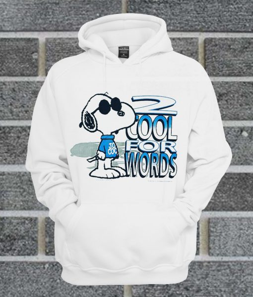 Official 2 Cool For Words Hoodie