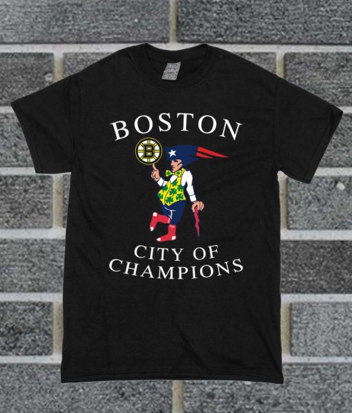 Official All Boston Sport CityOf Champion T Shirt
