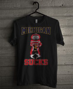 Official Brutus Buckeye Michigan Sucks Black T Shirt