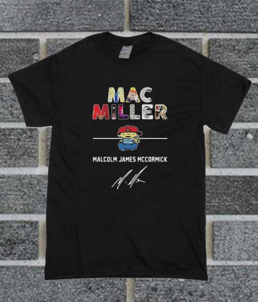 Official Mac Miller Malcolm James Mccormick T Shirt