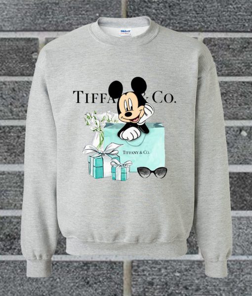 Official Mickey Tiffany Co Sweatshirt