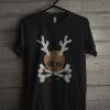 Official Skull reindeer Jolly Roger T Shirt