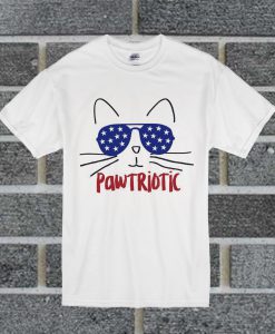 Pawtriotic Cat T Shirt