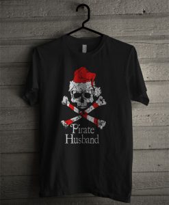 Pirate Husband Christmas Jolly Roger Skull T Shirt