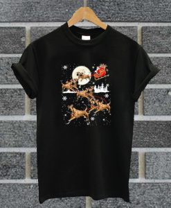 Pitbull Santa Claus’s Reindeer Christmas T Shirt