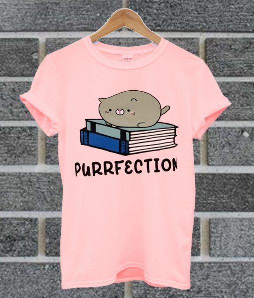 Purrfection Dairy Peach T Shirt