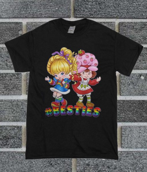 Rainbow Brite Strawberry Shortcake Besties T Shirt