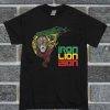 Reggae Iron Lion Zion Music Song Quote Jamaican T Shirt