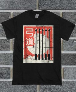 Retro Japanese Archery Kyudo T Shirt