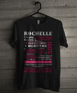 Rochelle Ten Things About Her T Shirt