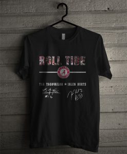 Roll Tide Alabama Crimson Tide Tua Tagovailoa Jalen Hurts T Shirt