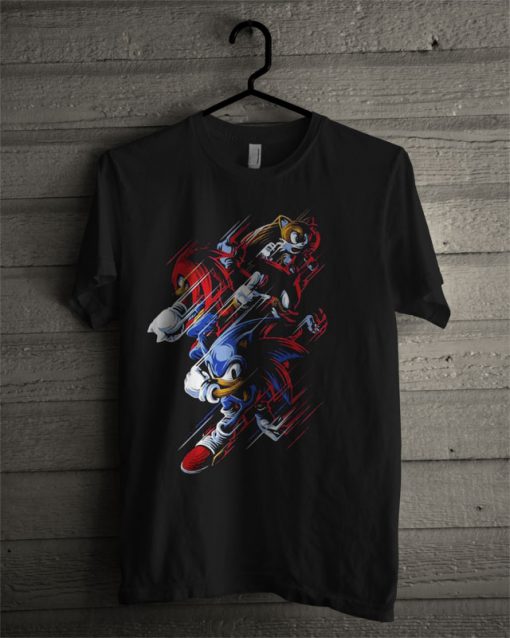 Sega Boys Sonic The Hedgehog T Shirt