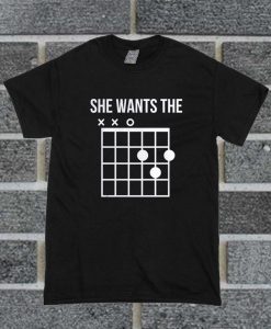 She Wants The D Guitar T Shirt