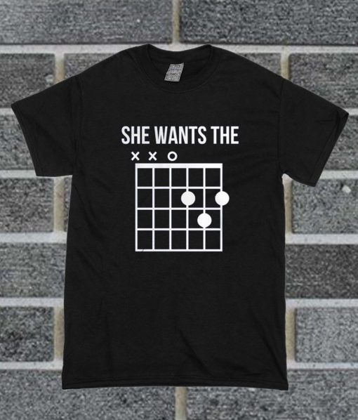 She Wants The D Guitar T Shirt