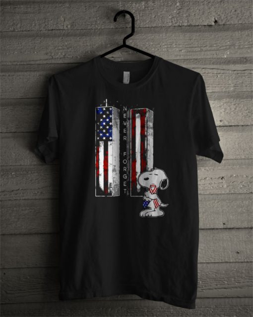 Snoopy Never Forget 911 Attack T Shirt