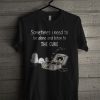 Snoopy Sometimes I Need To Be Alone T Shirt