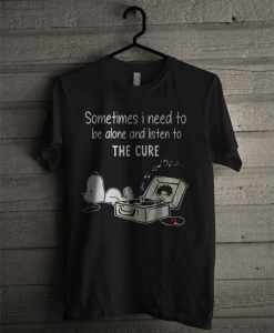 Snoopy Sometimes I Need To Be Alone T Shirt