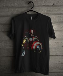 Stan Lee Marvel All Avengers Heroes In One T Shirt