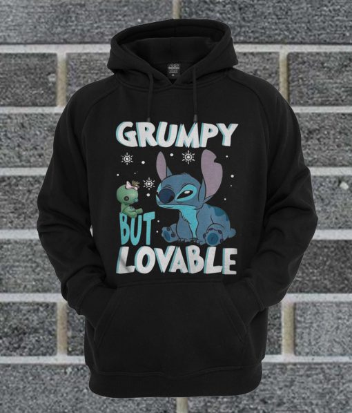 Stitch Grumpy But Lovable Hoodie