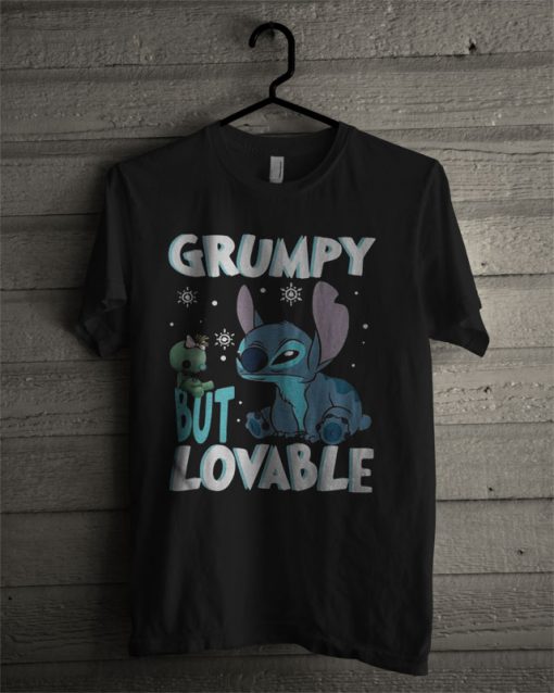 Stitch Grumpy But Lovable T Shirt