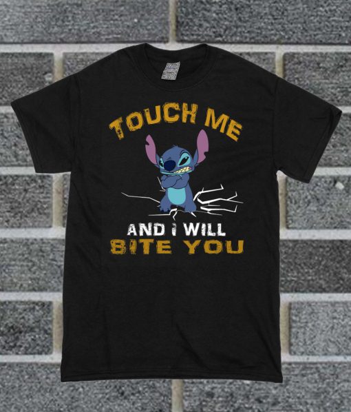 Stitch Touch Me And I Will Bite You T Shirt