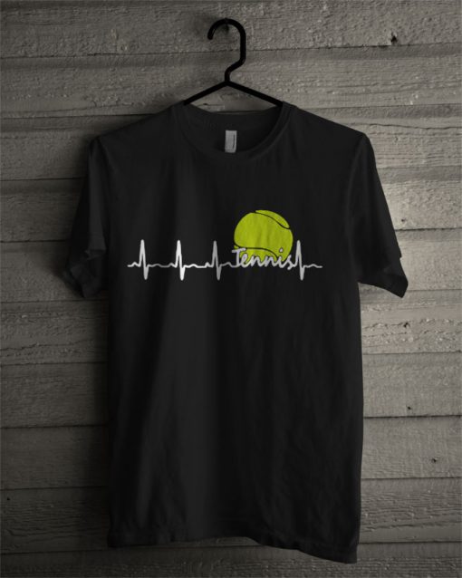 Tennis Heartbeat T Shirt