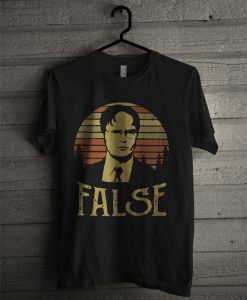 The Sunset Retro Dwight Schrute False T Shirt