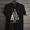 The Twinkle Of Skull Christmas Tree T Shirt