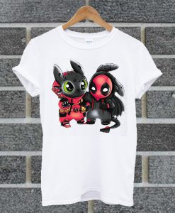 Toothless Wrong Stitch And Deadpool Are Friend T Shirt