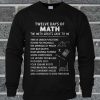 Twelve Days Of Christmas Math Sweatshirt