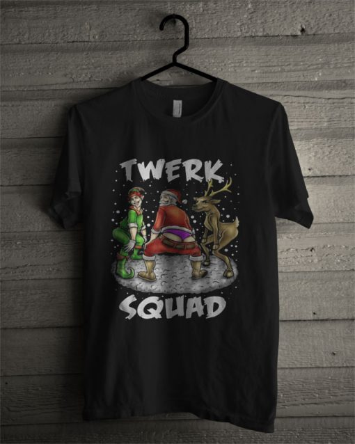 Twerk Squad Santa And Elf Twerking T Shirt