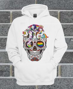 Unicorn Skull LGBT Hoodie